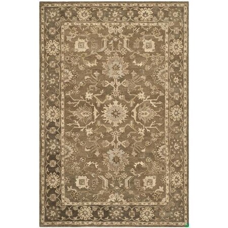 Safavieh 8 X 11 Ft. Large Rectangle Traditional Austin- Red And Creme Power Loomed Rug AUS1580-4011-8